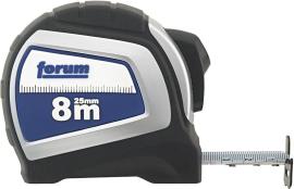 FORUM Taschenbandmaß Autolock 8mx25mm weiß Produktbild