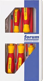 Schraubendreher-Satz VDE 6tlg. mit Prüfer FORUM Produktbild