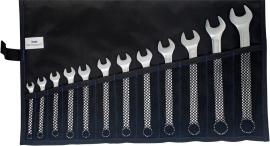 FORUM Ringmaulschlüsselsatz gerade 8-24mm 12-teilig in Rolltasche Produktbild