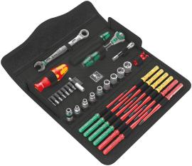 WERA Werkzuegsortiment Kraftform Kompakt W Imperial 1 Wartung 35-teilig in Textilbox Produktbild