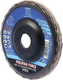 PFERD TOOLS Fächerschleifscheibe POLIFAN Z SGP FORCE STEEL Produktbild