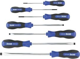 Schraubendreher-Satz rund Schlitz 7-teilig FORUM Produktbild