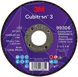 Schruppscheibe Cubitron™ 3 für die Stahl- und Edelstahlbearbeitung Produktbild