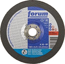 Schruppscheibe Stahl/INOX180 x 6 mm, T42 gekröpft FORUM Produktbild