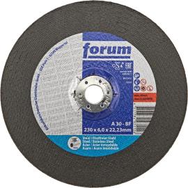 Schruppscheibe Stahl/INOX230 x 6 mm, T42 gekröpft FORUM Produktbild