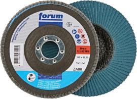 FORUM Fächerschleifscheibe 125mm, gewölbt, ZK 80 Produktbild