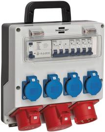 BRENNENSTUHL Wandverteil-er IP44 Stromverteiler 3-2A mit FI-Personenschutz-schalter 30mA Produktbild