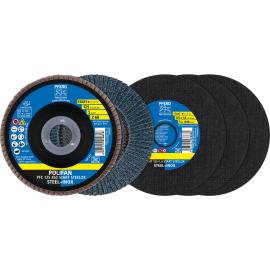 PFERD TOOLS Trenn-/Fächerscheiben-Set 125 Start-Linie START STEELOX EHT 1,0/PFC Z60 für Stahl/Edelstahl Produktbild