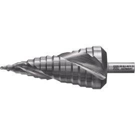 PFERD TOOLS Stufenbohrer HSS 15 Bohrstufen Ø 3,5-40 mm 3-Flächenschaft-Ø 10 mm, abgestimmt auf die gängigen Durchmesser von Kabelrohrverschraubungen Produktbild
