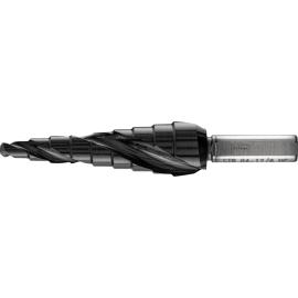 PFERD TOOLS Stufenbohrer HSS 9 Bohrstufen Ø 4-12 mm 3-Flächenschaft-Ø 6 mm HICOAT beschichtet Produktbild
