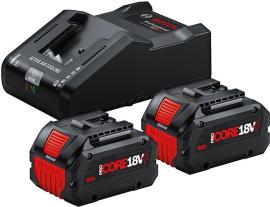 Akku-Starter Set ProCore+18,0 V 2 x 8,0 Ah Bosch Ladegerät GAL18V-160 Karton Produktbild
