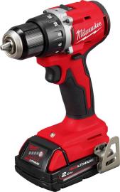 Akku-Bohrschrauber M18 BLDDRC-202C Milwaukee2x18,0V 2,0 Ah Ladegerät M12-18C Koffer Produktbild