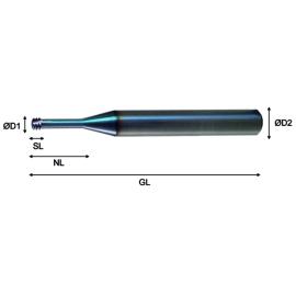 VARGUS Gewindefräser M2.5X0.45-3XD | 3 x D (L1 ? 3 Gewindedurchmesser) Produktbild