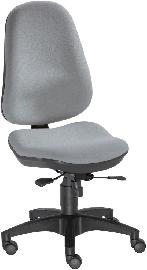 Bandscheiben-Drehstuhl, grau Produktbild