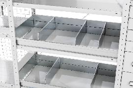 Schüttgutmulde (Zubehör) für Steckregal META CLIP Produktbild