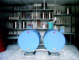 Thermo-Gefahrstofflager, verzinkt und außen lackiert Produktbild