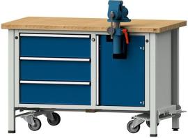 Montagewerkbank 706 V, fahr40 mm, 840 mm 7035/5010 Produktbild