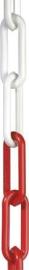 Absperrkette Kunststoff 36x6mm rot/weiß Produktbild