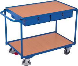VARIOFIT Tischwagen 985x590mm 2 Schubladen Griff waagerecht Produktbild
