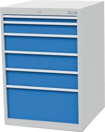 Schubladenschrank T736 705 mm, 6 Sbl. VA Produktbild