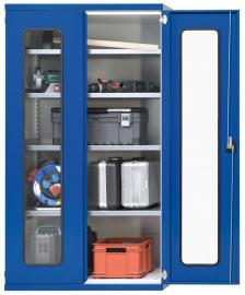 Türen mit Sichtfenster Mehrpreis für Schwerlastschrank B1085xH1950mm Produktbild