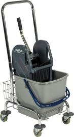 Einfachfahreimer chrom 1x27l m.Presse Produktbild