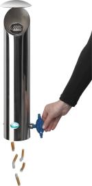 Wandascher rund, Edelstahl Produktbild