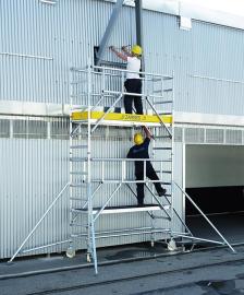 Leichtmetall-Fahrgerüst 0,75x2,50mHöhe ca 4,45 m Produktbild