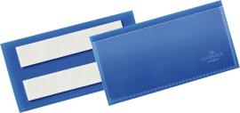 Etikettentasche B100xH38 mm blau, selbstklebend VE 50 Stück Produktbild
