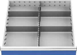 Metalleinteilungen FH50 B705 x T705 Produktbild