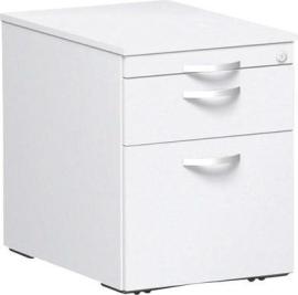 Rollcontainer 1 Sb. + HR 438x600x565mm Weiß Produktbild