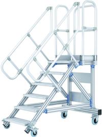 Zarges Plattformtreppe, fahrbar Produktbild