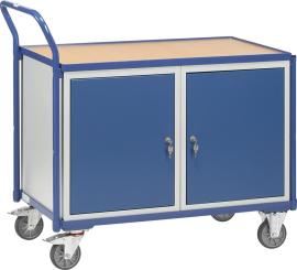 FETRA Tischwagen Tragkraft 300kg mit 1 Boden und 2 Türen Produktbild