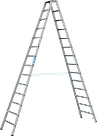 Stufenleiter Saferstep B 2x14 Stufen Leiterlänge 3,95 m Arbeitshöhe 5,20 m ZARGES Produktbild
