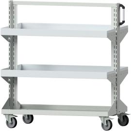 ANKE Transportwagen CVM 1250 RAL7035/5010 B1250xT720xH1350mm mit 4 Wannen Produktbild