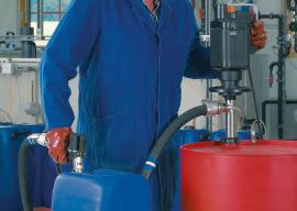 Elektrische Fass- und Behälterpumpe (Ex- und nicht Ex-geschützt)