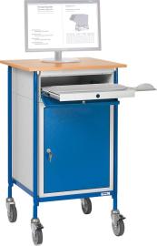 FETRA Rollpult 5839 mit Stahlschrank und Tastaturschublade H500xø600mm Produktbild