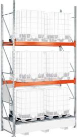 Palettenregal Grundfeld B2370xT1100xH4900 3 Ebenen Produktbild