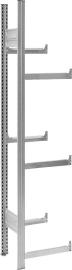 Grundregal m.6 Traversen für Getränkekisten 1750x335x510verz. Produktbild
