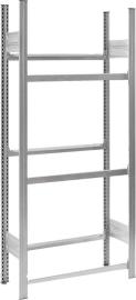 Grundregal m.6 Traversen für Getränkekisten 1750x335x810verz. Produktbild