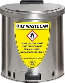 asecos Sammelbehälter 50 l,Edelstahl Produktbild