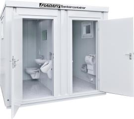 FLADAFI Sanitärcontainer Außen- und Innenwände RAL 9002 kunst.besch. RAL 9002 kunst.besch. Produktbild