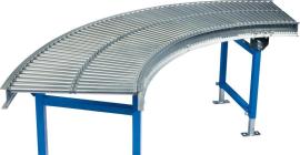 Klein-Rollenbahnen-Kurve 45°, Typ CE121 Produktbild