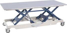 BECK Hubtisch 2000x1000x30mm höhenverstellbar 400-1010mm 350kg mit Metallblechplatte Produktbild