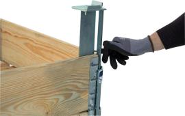 Palettenabstandhalter Höhe 350mm Satz à 4 Stück Produktbild