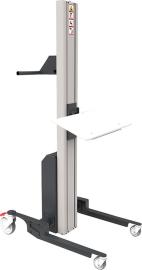 EDMOLIFT Elektrolifter WP 55 S Plattform H500xø500mm Hub 1200mm Tragkraft 50kg Produktbild
