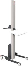 EDMOLIFT Elektrolifter WP 55 M Plattform H500xø500mm Hub 1600mm Tragkraft 50kg Produktbild