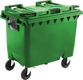 Müllcontainer, mit Flachdeckel Produktbild