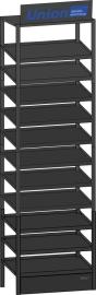 UNION C-Teile Modulturm2 11 Böden schräg RAL 7016 UNION Beschriftungsschild Produktbild