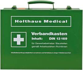 HOLTHAUS MEDICAL Verbandkasten 63169 DIN 13169-E grün Produktbild